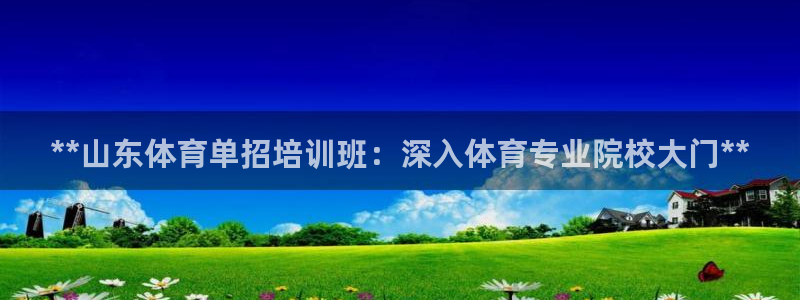 极悦娱乐创始人背景故事：**山东体育单招培训班：深入