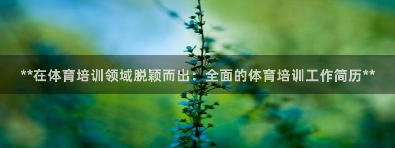 极悦娱乐负责人是谁：**在体育培训领域脱颖而出：全面
