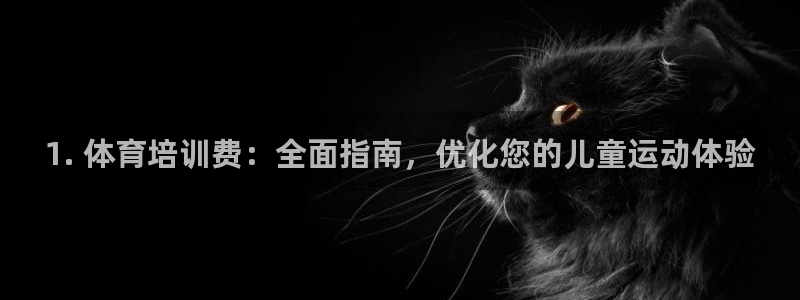极悦官网首页登录入口：1. 体育培训费：全面指南，优