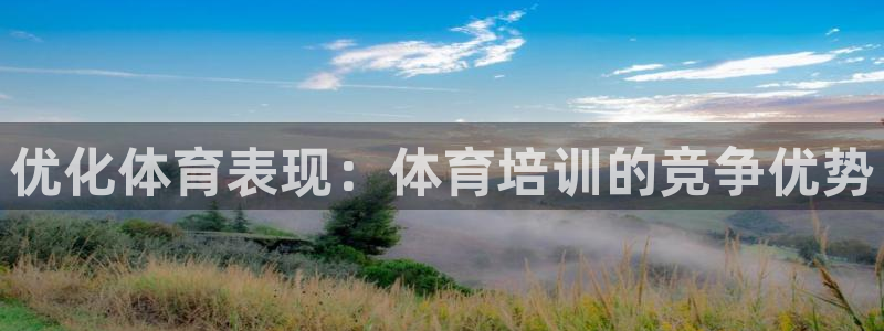 极悦平台官方网址是什么：优化体育表现：体育培训的竞争