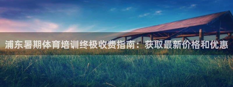 极悦平台代理怎么做的：浦东暑期体育培训终极收费指南：获取最新